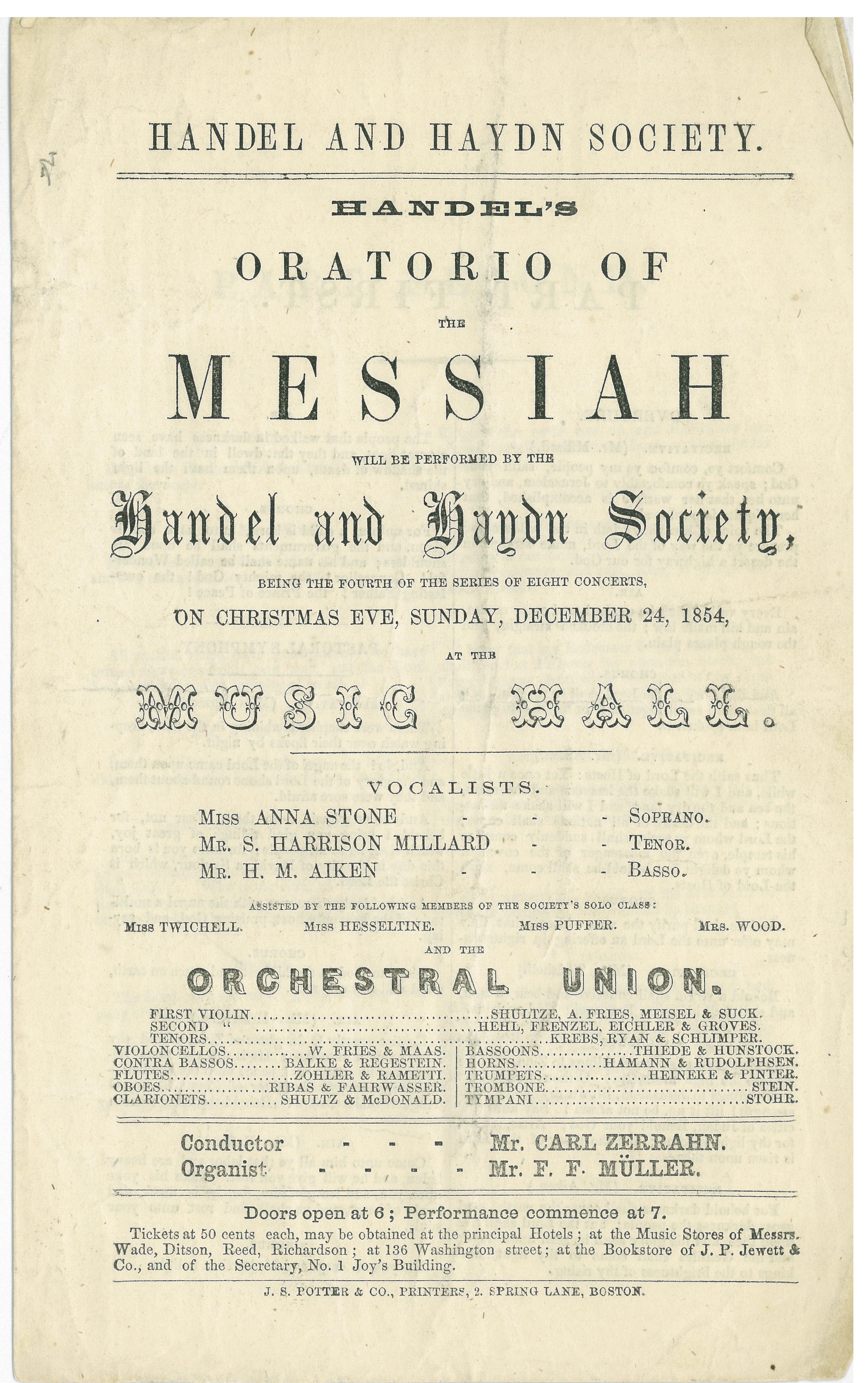 Enhanced Program Notes - Handel Messiah - Handel and Haydn Society