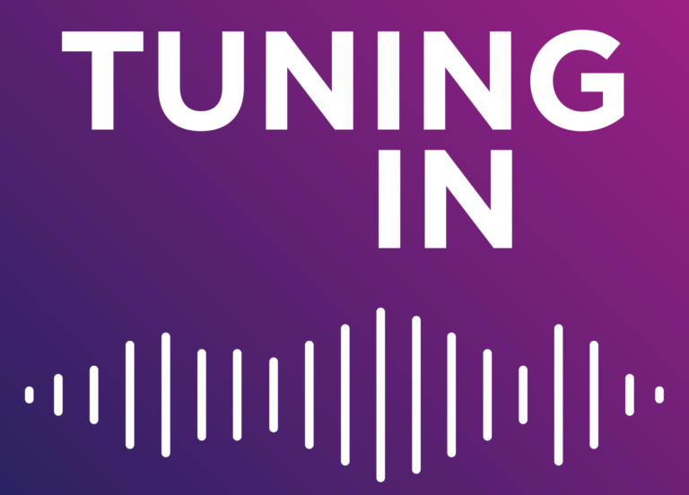 Logo for the Tuning In podcast