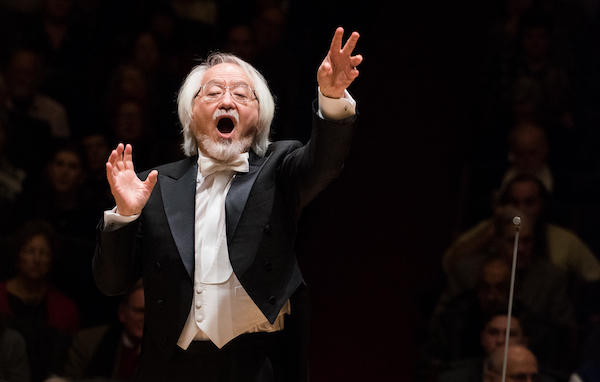 Conductor Masaaki Suzuki conducting