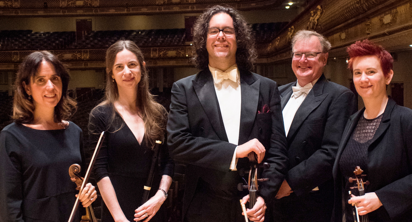 Susanna Ogata, Emi Ferguson, Guy Fishman, Ian Watson, and Aisslinn Nosky